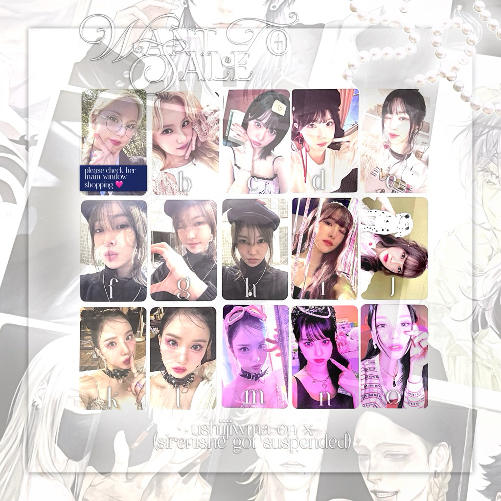 โฟโต้การ์ดอย่างเป็นทางการ | Yuju O POB, Eunha POB ต่างๆ, Umji BOP POB Joeun เพลง, คณะฤดูกาล Yuju 202