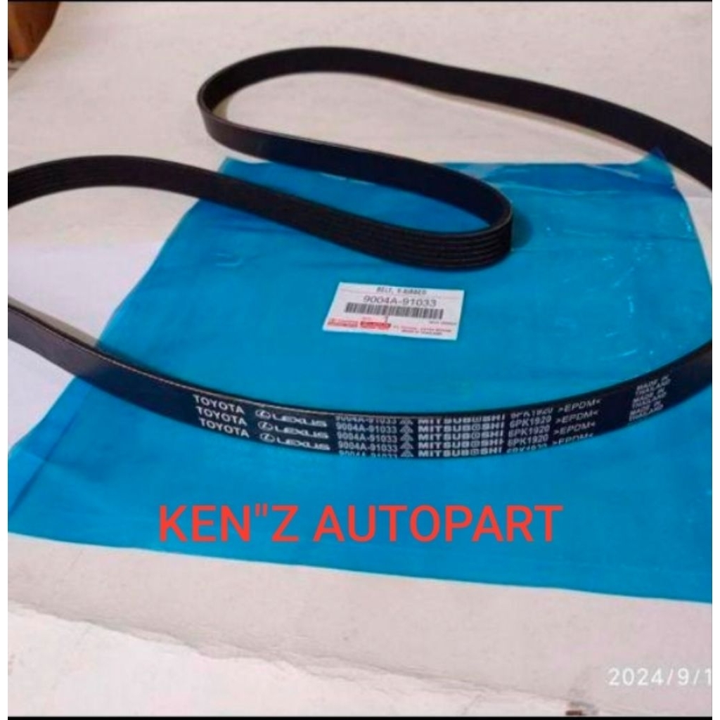FAN BELT TYPE B 6PK 1920 TOYOTA AVANZA 1300CC 2006-2011 RUSHTERIOS 2006-2011