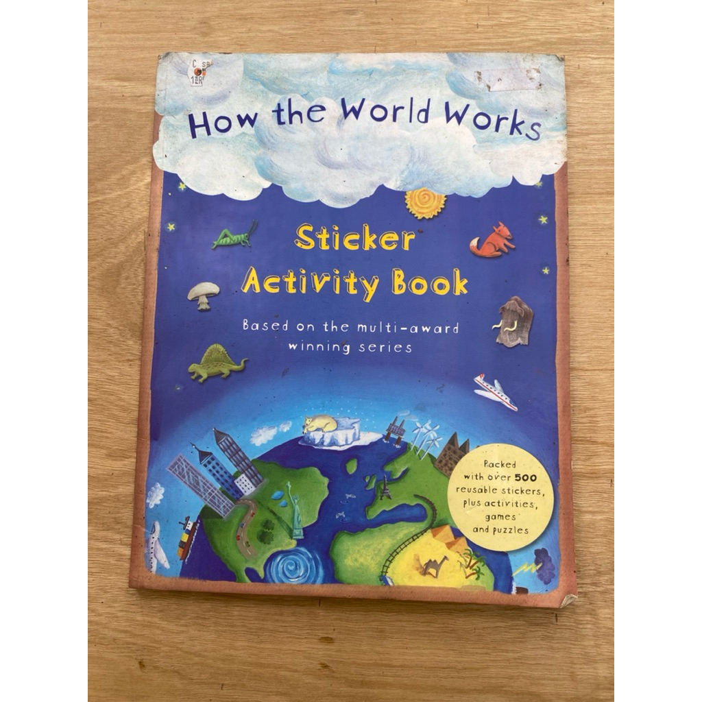 (box9a) หนังสือป๊อปอัพซีรีส์อย่างไร : / หนังสือกิจกรรมสติ๊กเกอร์ How The World Works
