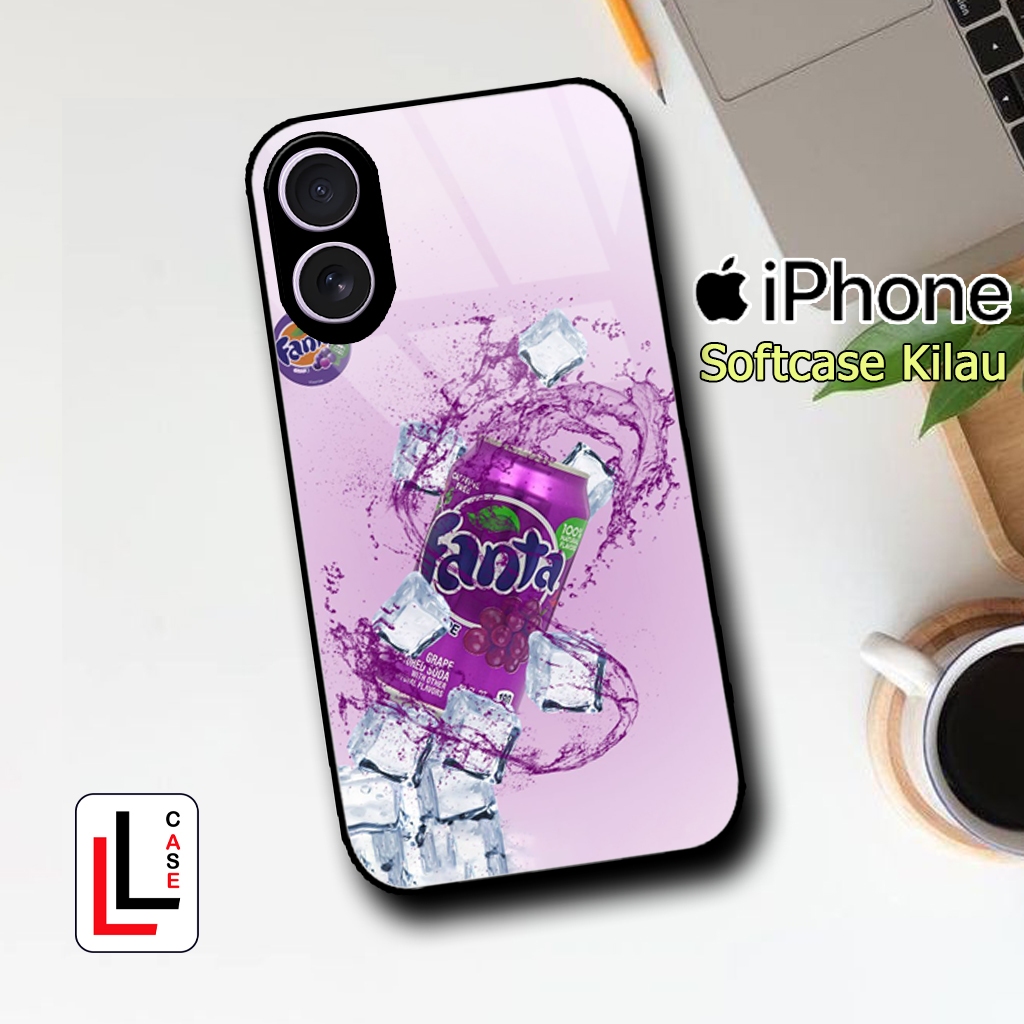 {LL1516} Softcase Glossy Iphone 16 16PRO 16PLUS 16PROMAX Iphone 17 Case IP Premium Silicone Protecto