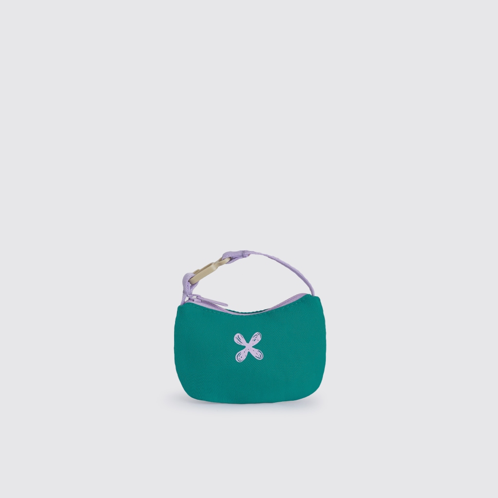 กระเป๋าใส่เหรียญ Exsport Half Moon สีเขียวมรกต