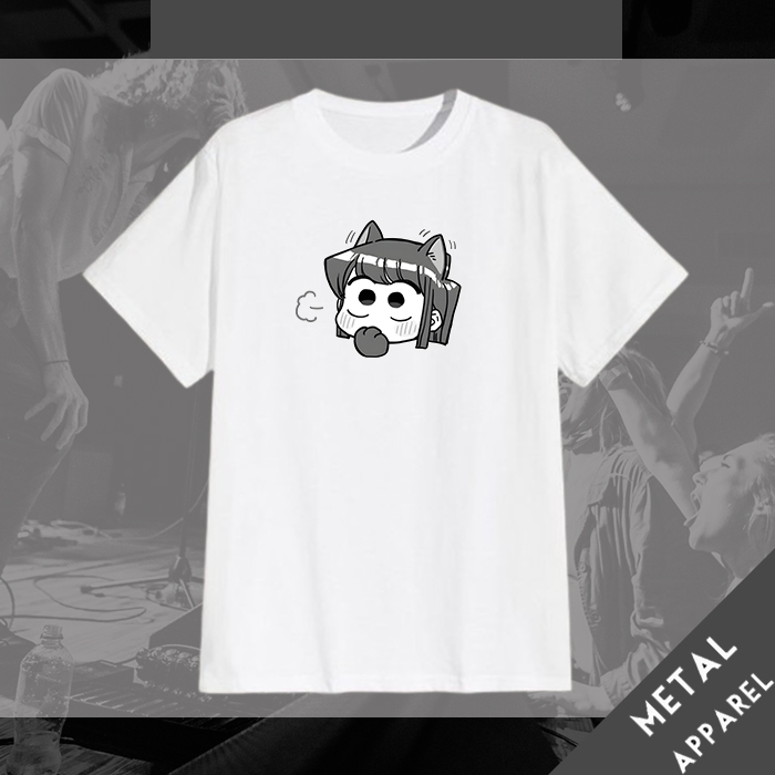 เสื้อยืด Komi-san cant communicate Komi-san wa, Comyushou desu Chibi Manga / เสื้ออนิเมะ Komi-san wa