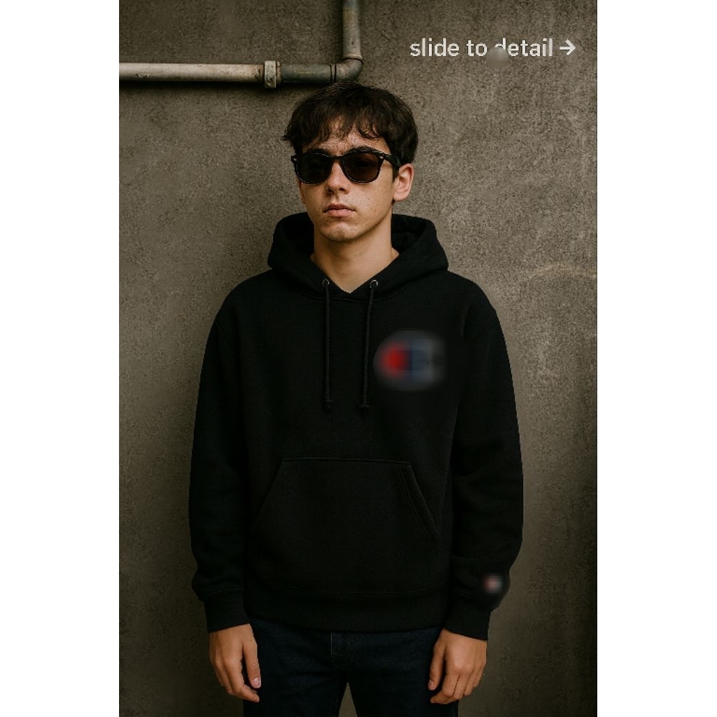 (New one) เสื้อฮู้ด CH4 MP1 0N Big L0go 0R1 ไซส์ S (P61 x L51)