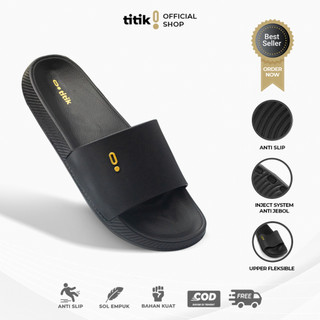Titik - Sandal Selop Pria Wanita Dewasa Bahan EVA Anti Slip Dan Nyaman Cocok untuk Sehari-hari Size 36-44 - Destiny