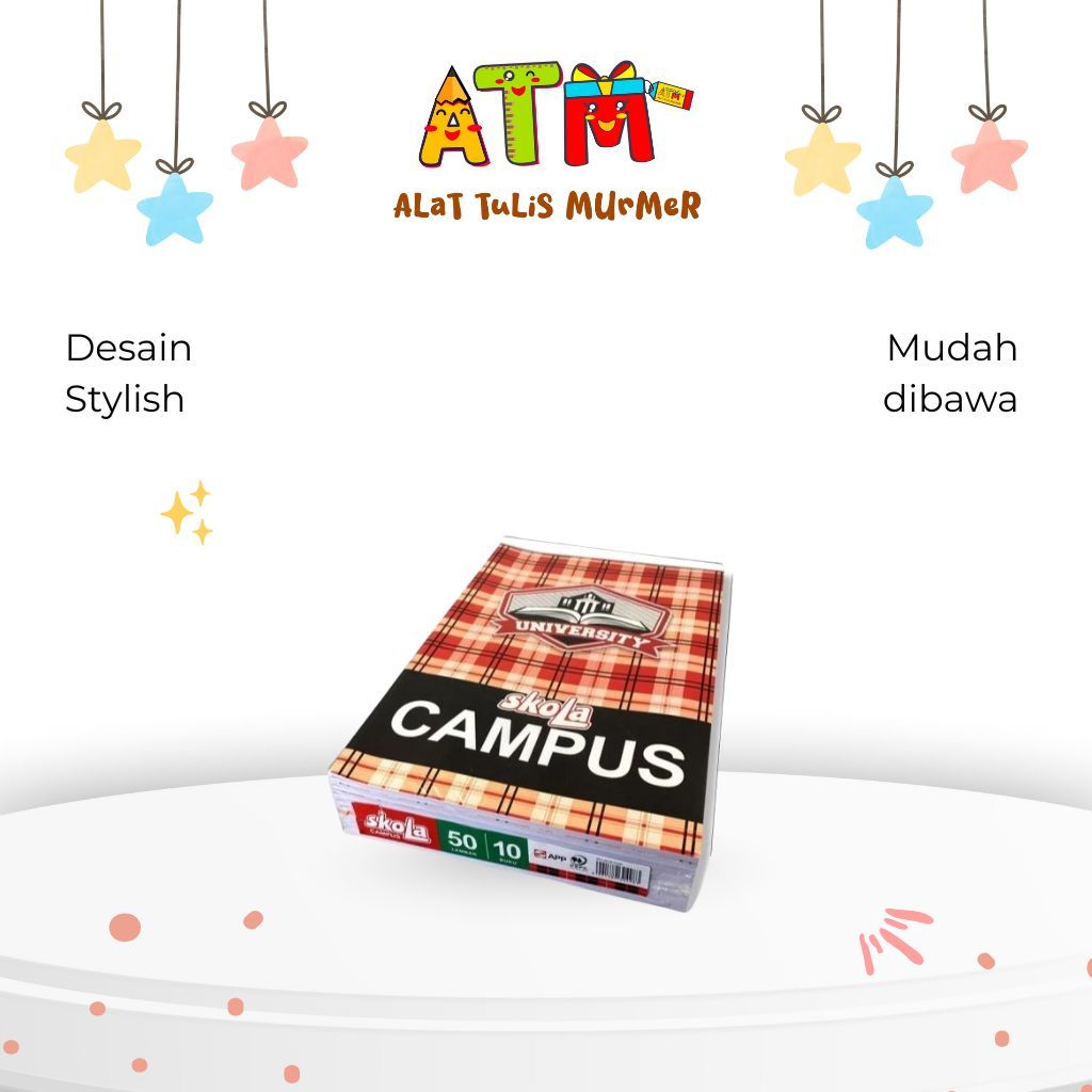 โน๊ตบุ๊ค 24.5 X 17.5 SKO EB 50 CAMPUS