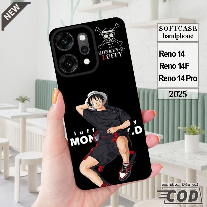 เคส OPPO RENO 14 _OPPO RENO 14F _OPPO RENO 14 PRO _เคสซิลิโคนสีดําใสยืดหยุ่นสุดเท่