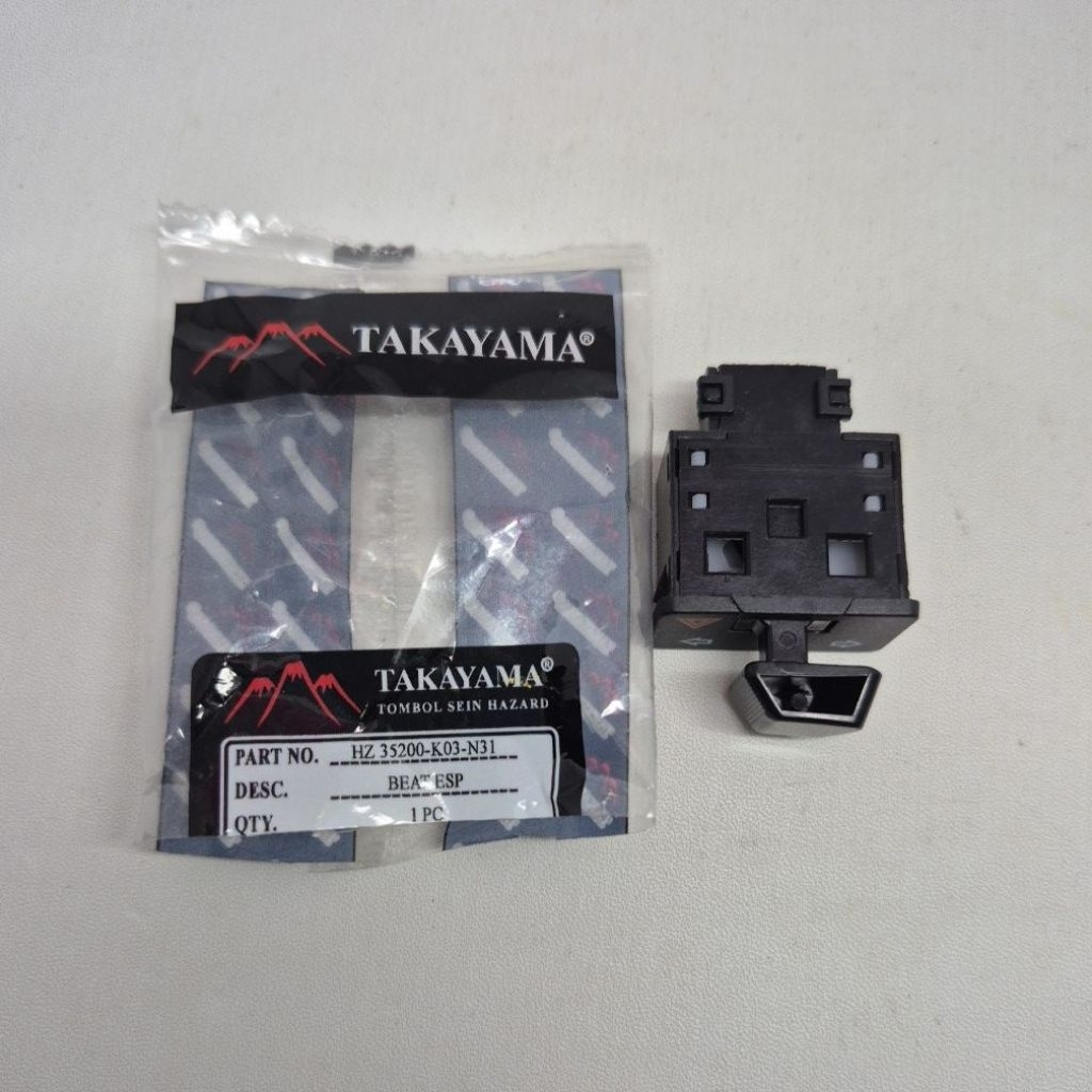 TOMBOL HAZARD SENSOR BUTTON BEAT ESP/VARIO 150 (HZ 35200-K03-N31) ORIGINAL TAKAYAMA