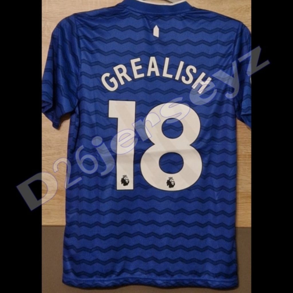 EvertonN Home Jersey 2025 / 2026 + Print NDIAYE 10 / GREALISH 18 / Custom ได้ตามใจชอบ Fon อย่างเป็นท