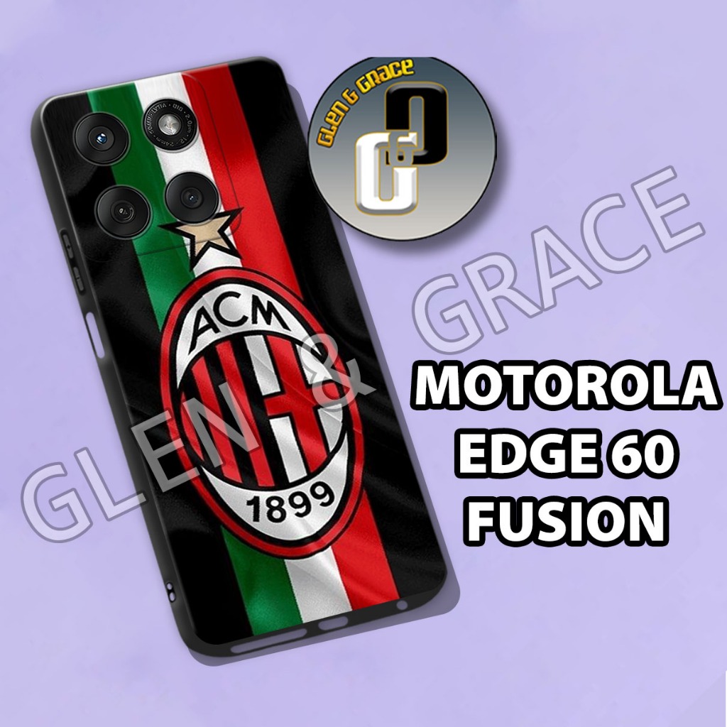HP G49 - Softcase motorola edge 60 fusion - วัสดุยางยืดหยุ่น - Ball Motif - เคสแฟชั่นซิลิโคน โทรศัพท