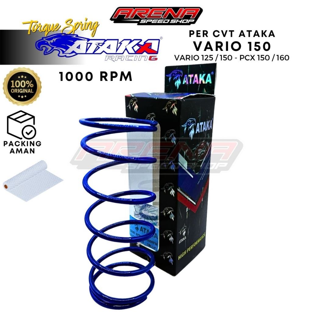 ATAKA Racing CVT Spring Vario 125 1000 RPM - Original ATAKA Malaysia PCX ADV Vario 150 CVT Spring