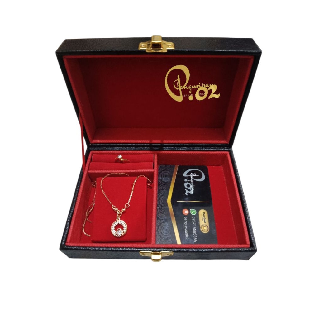 กล่องเครื่องประดับ 1 RING BEARING ฟรีสร้อยคอ PLACE ONE EMPTY BOX สําหรับ LM BRACELETS ETC.