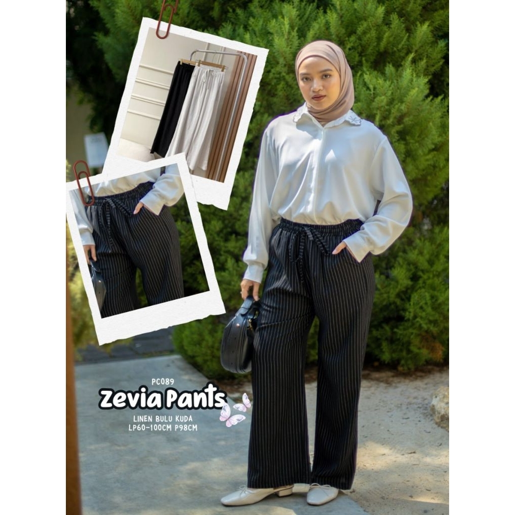 ขายส่ง Zevia Pants Pc089 วัสดุลินินผมม้า