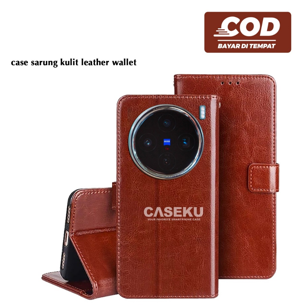 Leather Book Case Flip Leather Flip Wallet Case Vivo X200 Vivo X200 Pro