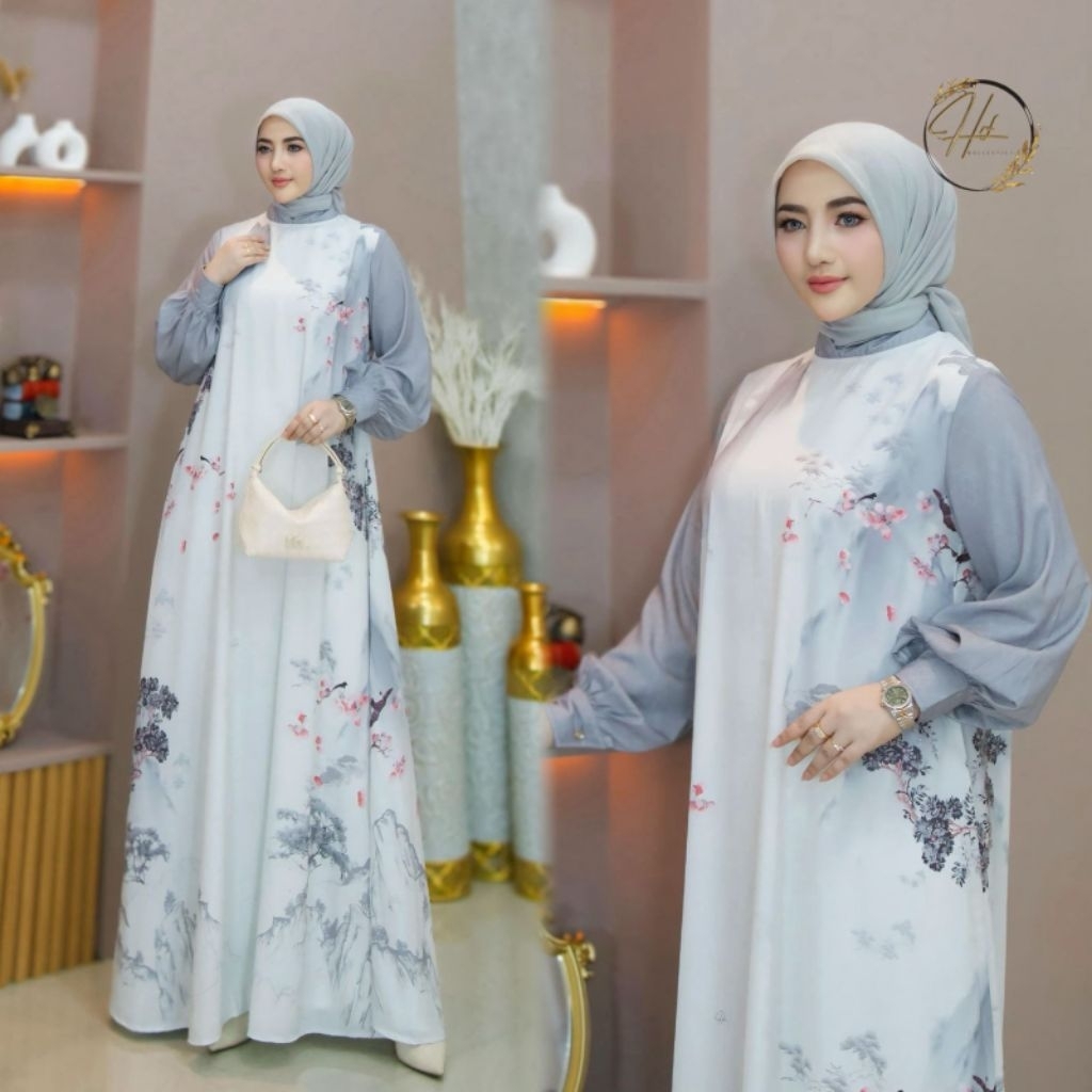 Gamis hrf Collection/hrf dress ที่ดีที่สุด motif