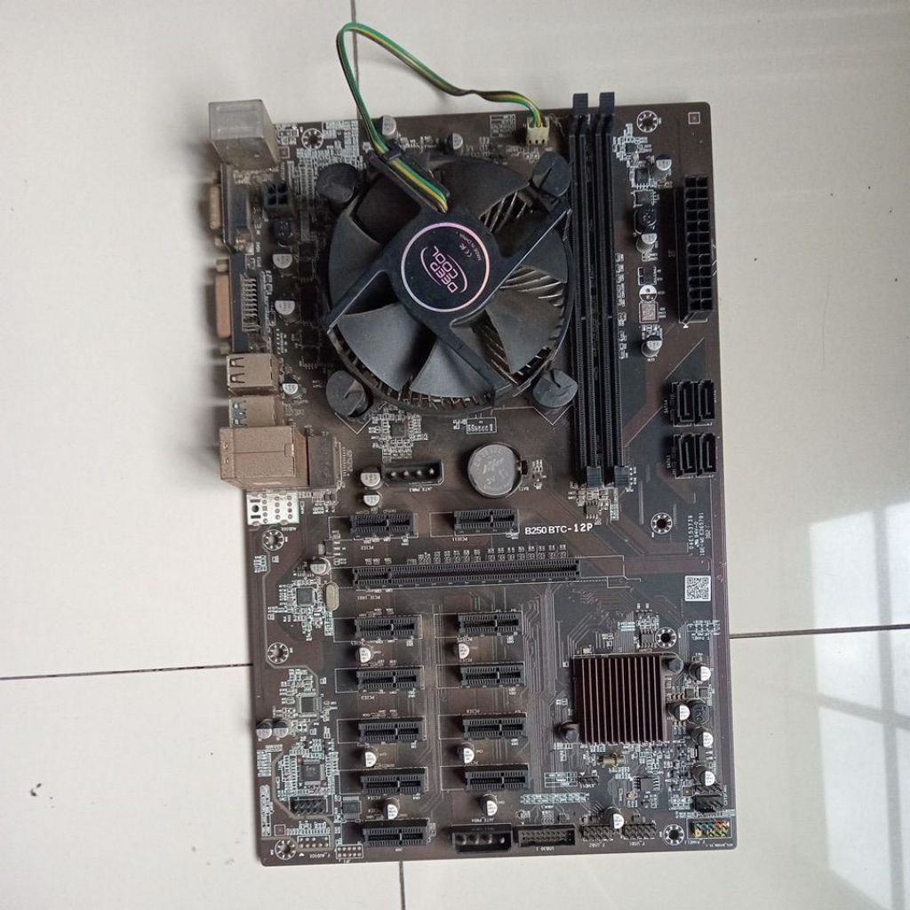 TOTAL เมนบอร์ด DEAD MOTHERBOARD b250 btc 12p
