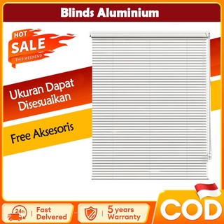 Best Seller! Blinds Aluminium Tirai Aluminium Berkualitas Krei aluminium Untuk Kantor Gedung Perkantoran & Ready Stock