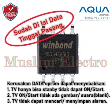 Ic Eprom เนื้อหา FW LED TV AQUA LE40AQT8550 40AQT8550 บอร์ด TP.V53W.PB731