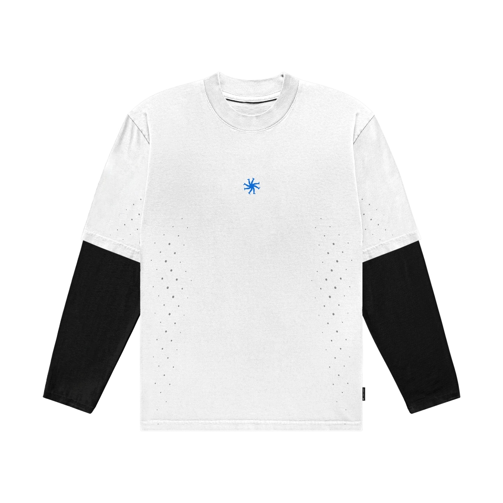 HLWN Running Unisex Long Tee สีขาว - Sarah