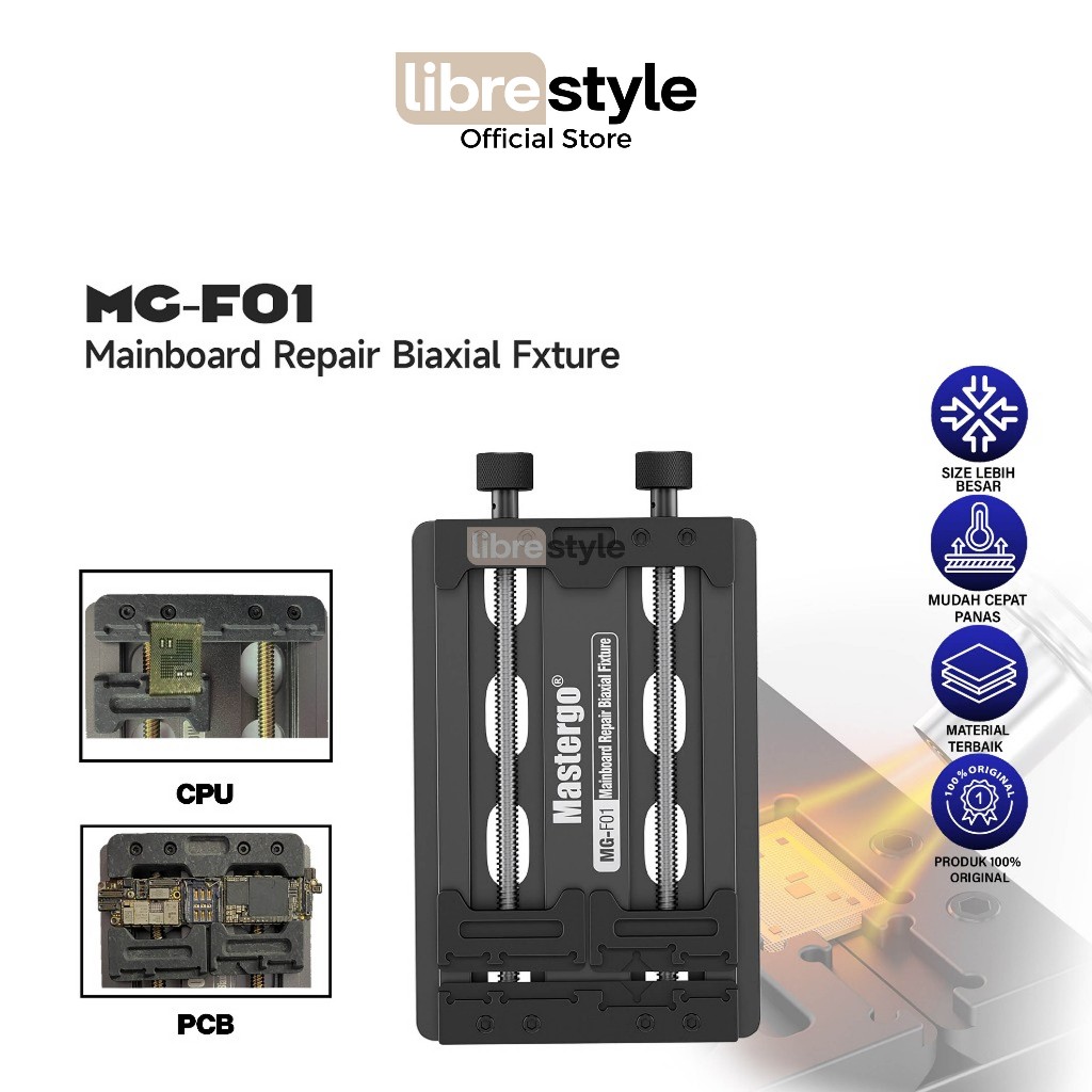 MASTERGO MG-F01 PCB HOLDER ORIGINAL - PCB HOLDER VISION - BOARD HOLDER PCB MOTHERBOARD - PCB CLAMP -