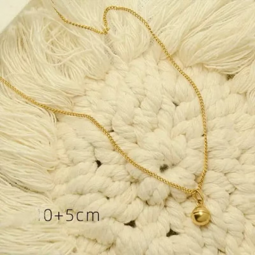 สร้อยคอสตรีใหม่ล่าสุด, BOBA TITANIUM PENDANT, RUST-RESISTANT