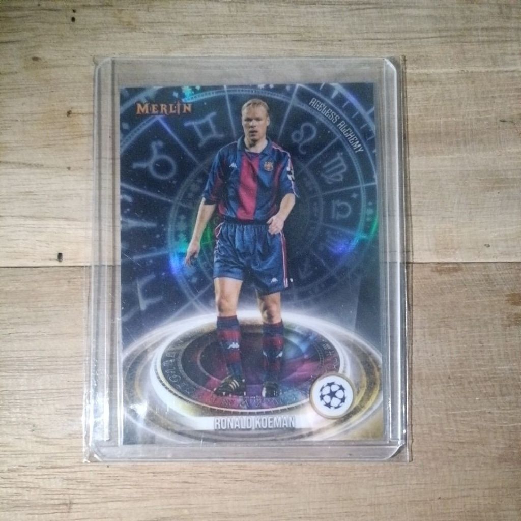 Topps Merlin Ageless Alchemy Ronaldo Koeman Fc การ์ดฟุตบอลบาร์เซโลน่า