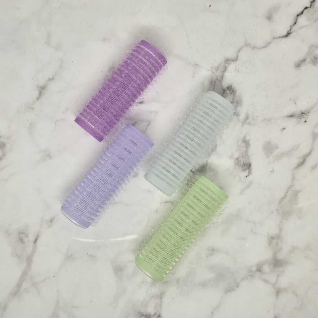 VELCRO HAIR ROLL 2 ซม.DIAMETER ผมผู้หญิงม้วน JUMBO HAIR ROLL ขนาดใหญ่ DIAMETER ผมม้วน CURLY ผมม้วน