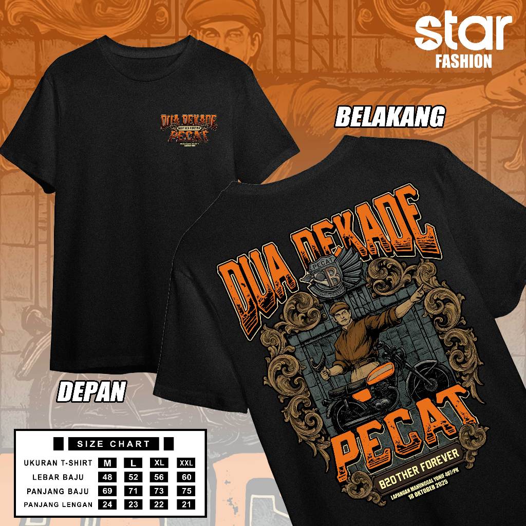 TWO DECADE CB PECAT TEGAL EVENT T-SHIRT 18 OCTOBER 2025