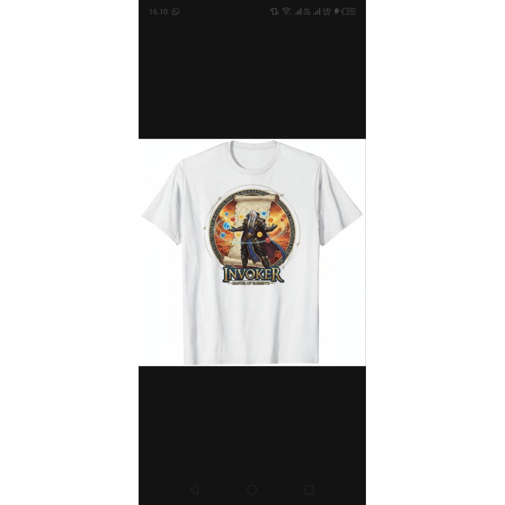 Dota 2 invoker เสื้อยืดพรีเมี่ยม dota 2 invoker dota2 เสื้อยืดพรีเมี่ยม invoker