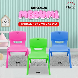 Kursi Sandaran Anak PLAYGROUND Bangku Plastik Kursi Belajar Anak Plastik Kuat TABITHA