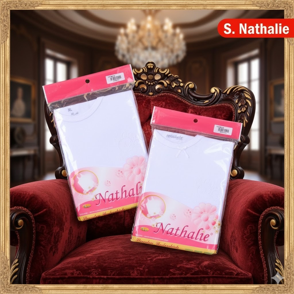 KATUN (1 ชิ้น) NATHALIE Basic Cotton เสื้อกล้ามผู้หญิง | เสื้อสายเดี่ยวผ้าคอตตอนสําหรับผู้หญิง | Nat