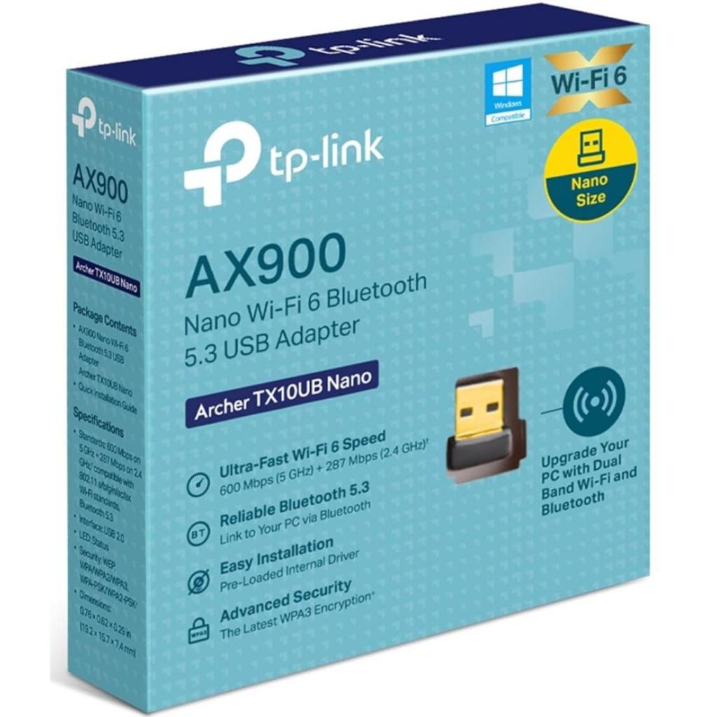 TP-LINK TX10UB NANO USB WIFI 6 BLUETOOTH 5.3 อะแดปเตอร์ USB