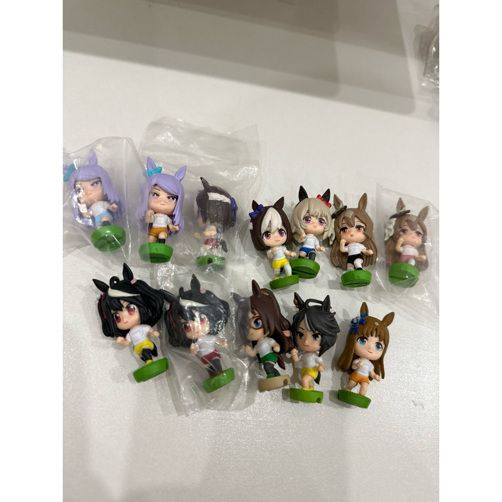 Uma Musume Mini รูป HugCot Meijiaro Mcqueen Kitsan สีดําสัปดาห์พิเศษ Satono Diamond Grass Wonder Cur