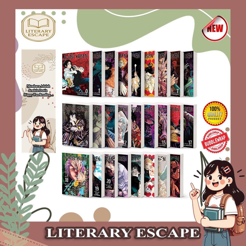 Jujutsu Kaisen Comic Vol 0-30 โดย Gege Akutami (ภาษาอังกฤษ)