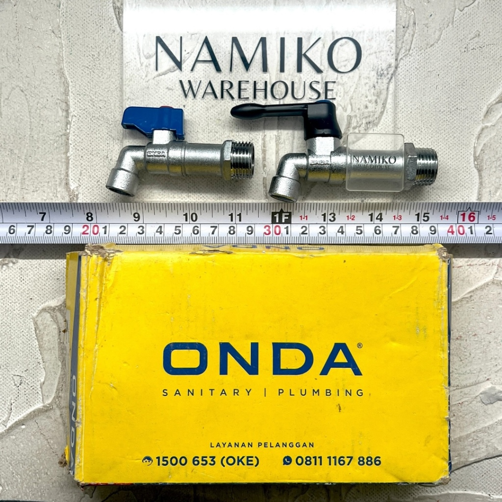ONDA ก๊อกน้ําติดผนังสวนเหล็ก BL BC 1/2 3/4 นิ้ว