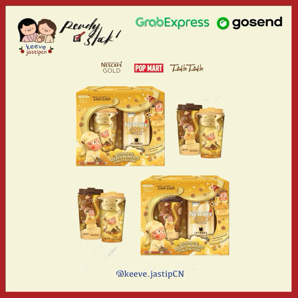 POPMART TWINKLE X NESCAFE GOLD TUMBLR