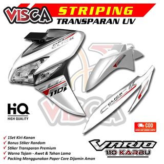 Striping Transparan Vario 110 Karbu Desain Simpel Variasi CLICK1