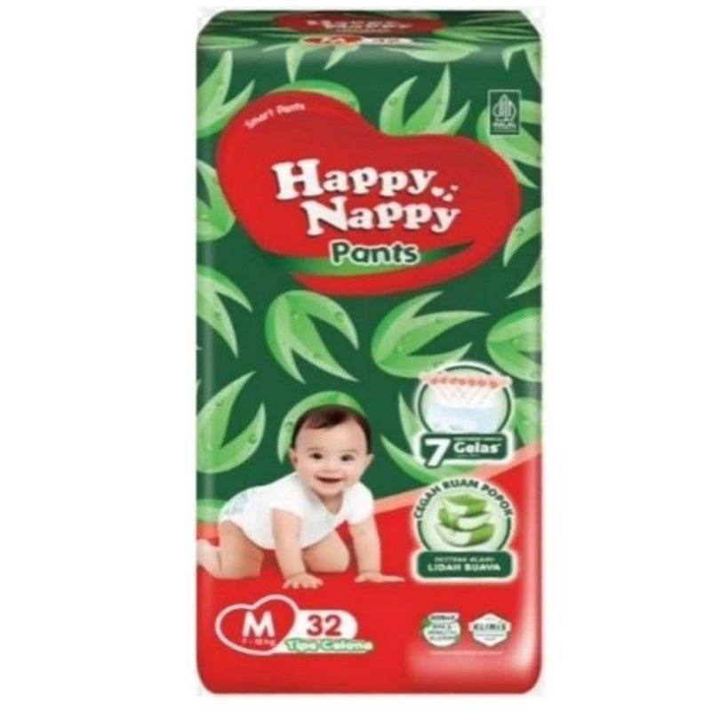 HAPPY NAPPY SMART PANTS S40, M32, L28 และ XL26 || HAPPY NAPPY TYPE PANTS แพ็คขนาดใหญ่