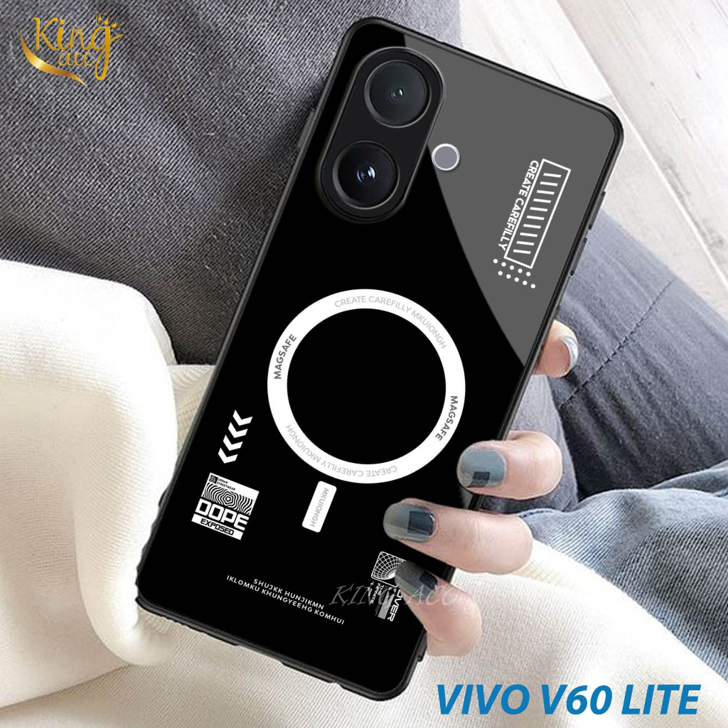 HP Glossy Glass Softcase สําหรับ Vivo V60 LITE 2025 - Vivo V60 LITE เคสโทรศัพท์ - เคสป้องกันโทรศัพท์