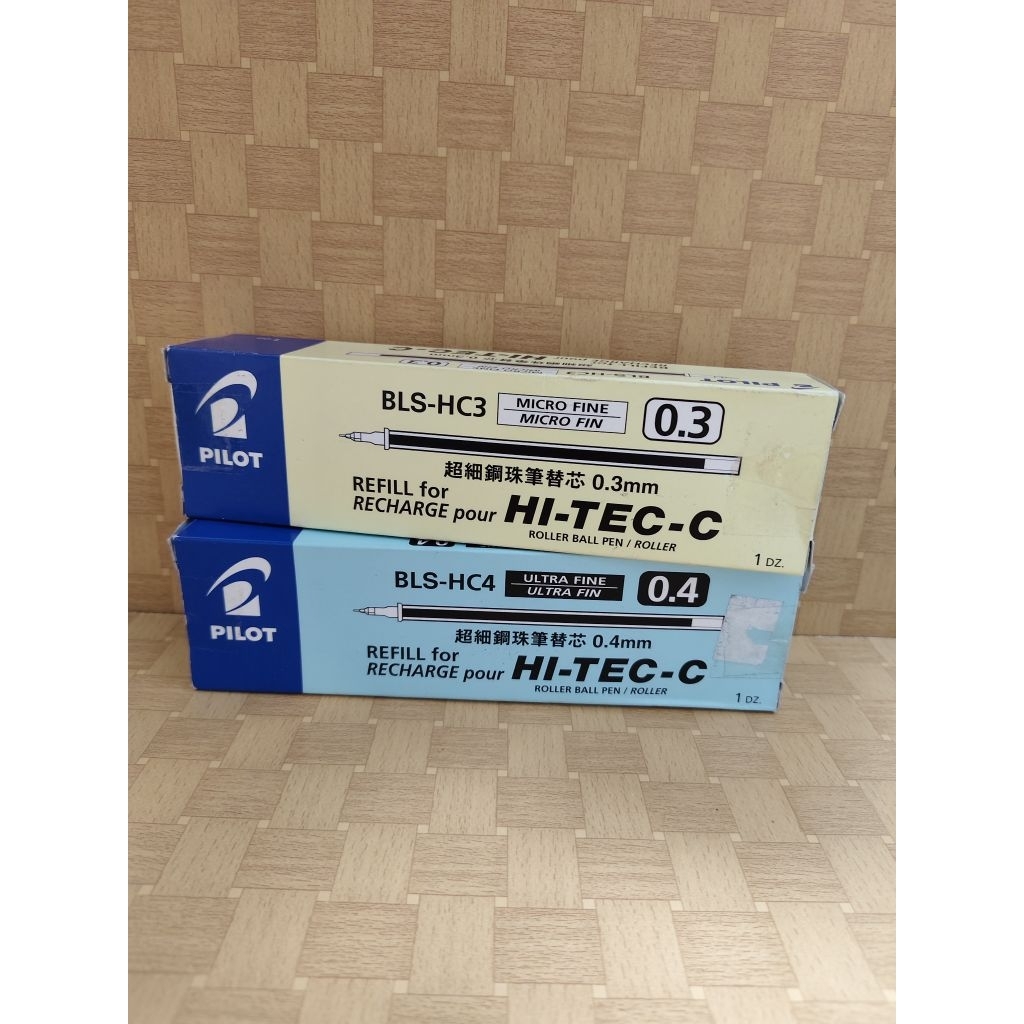 PILOT Hitec C Refill ขนาด 0.3 และ 0.4 (มัดบรรจุ 2 ชิ้น)