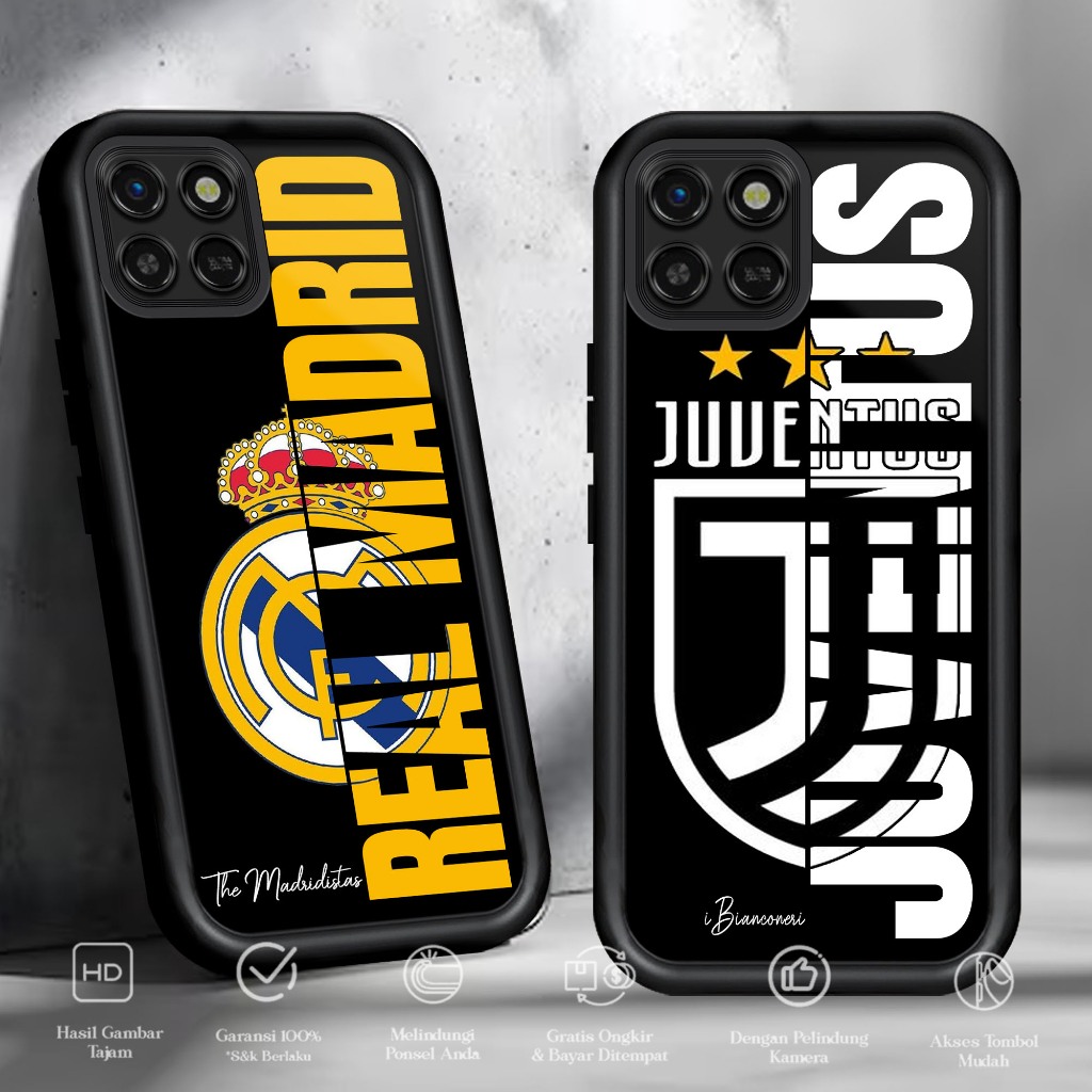 เคสพรีเมี่ยมสําหรับ INFINIX SMART 6 HD Motif [FOOTBALL2] Handphone Cover Casing Softcase Glossy Anti