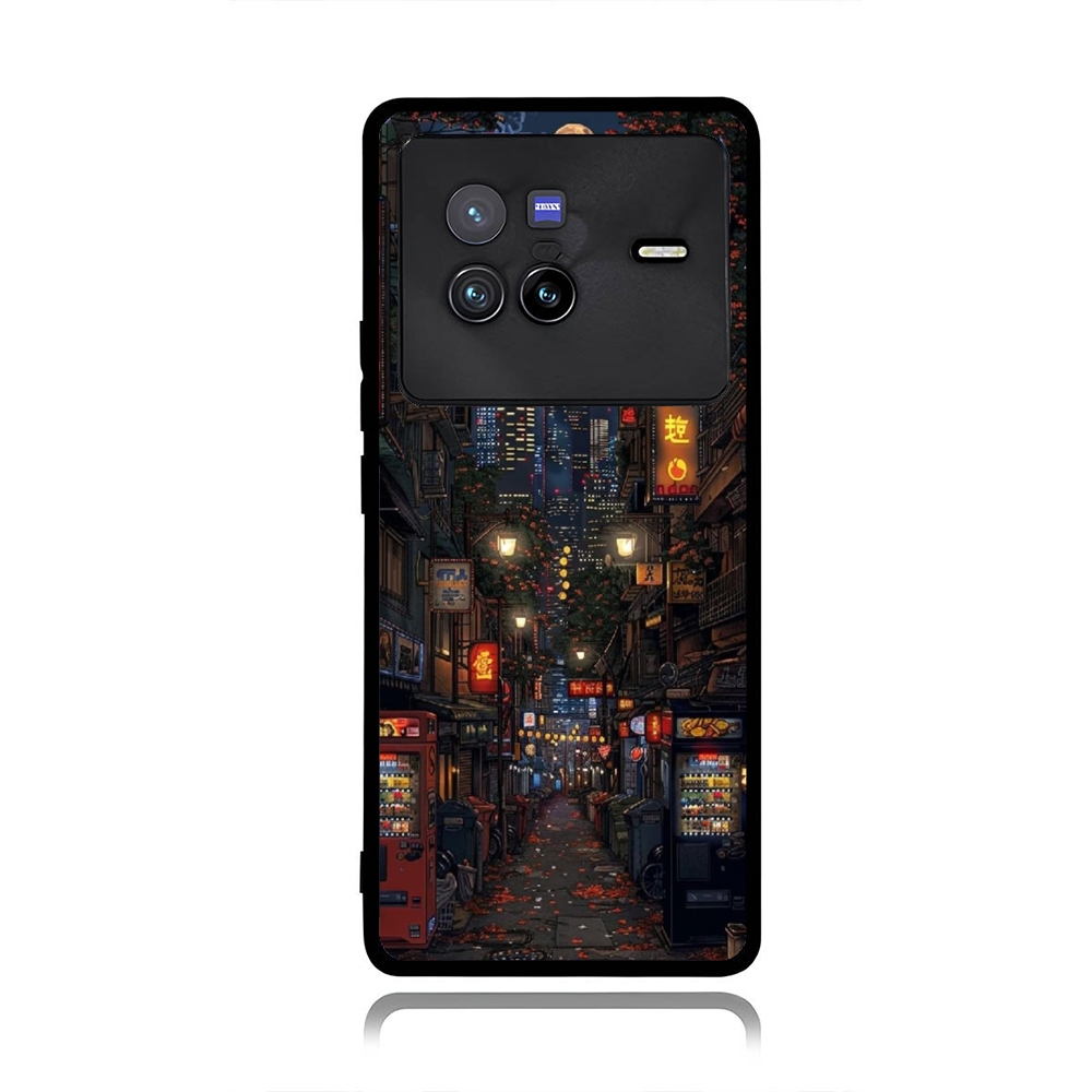 เคส Vivo X80, X70,X60,X50, V50, V40,V30,V29 PRO LITE 4G 5G Custom Night vibes โตเกียว