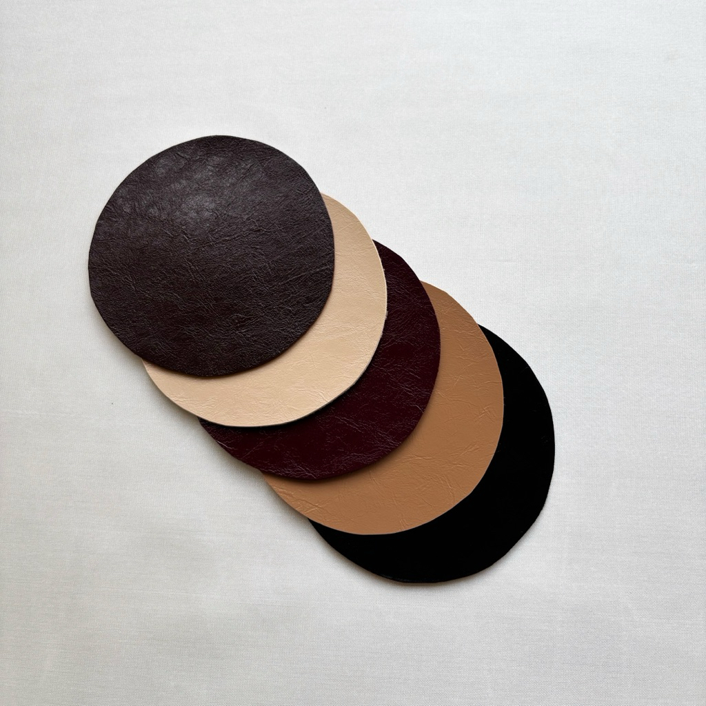 GLOSSY LEATHER - AVERY ROUND