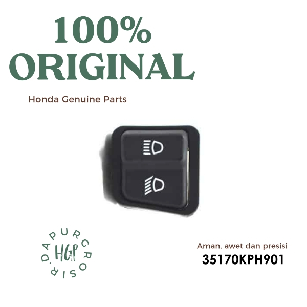 Karisma High Beam Switch หน่วยสวิตช์หรี่ไฟ AHM ดั้งเดิม - 35170KPH901