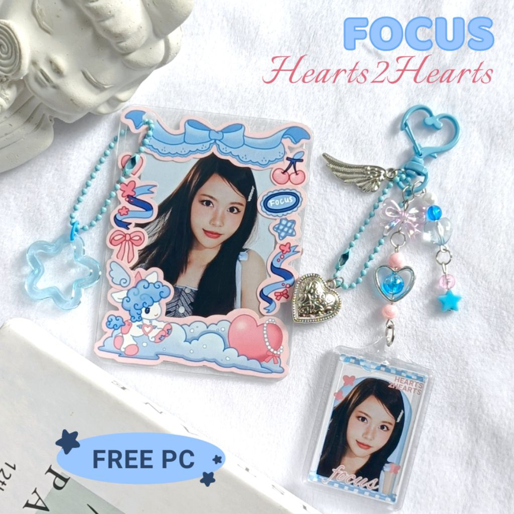 FANKIT HEARTS2HEARTS FOCUS/ FANKIT PHOTO CARD HOLDER HEARTS2HEARTS/ TOPLOADER DECO HEARTS2HEARTS/ KE