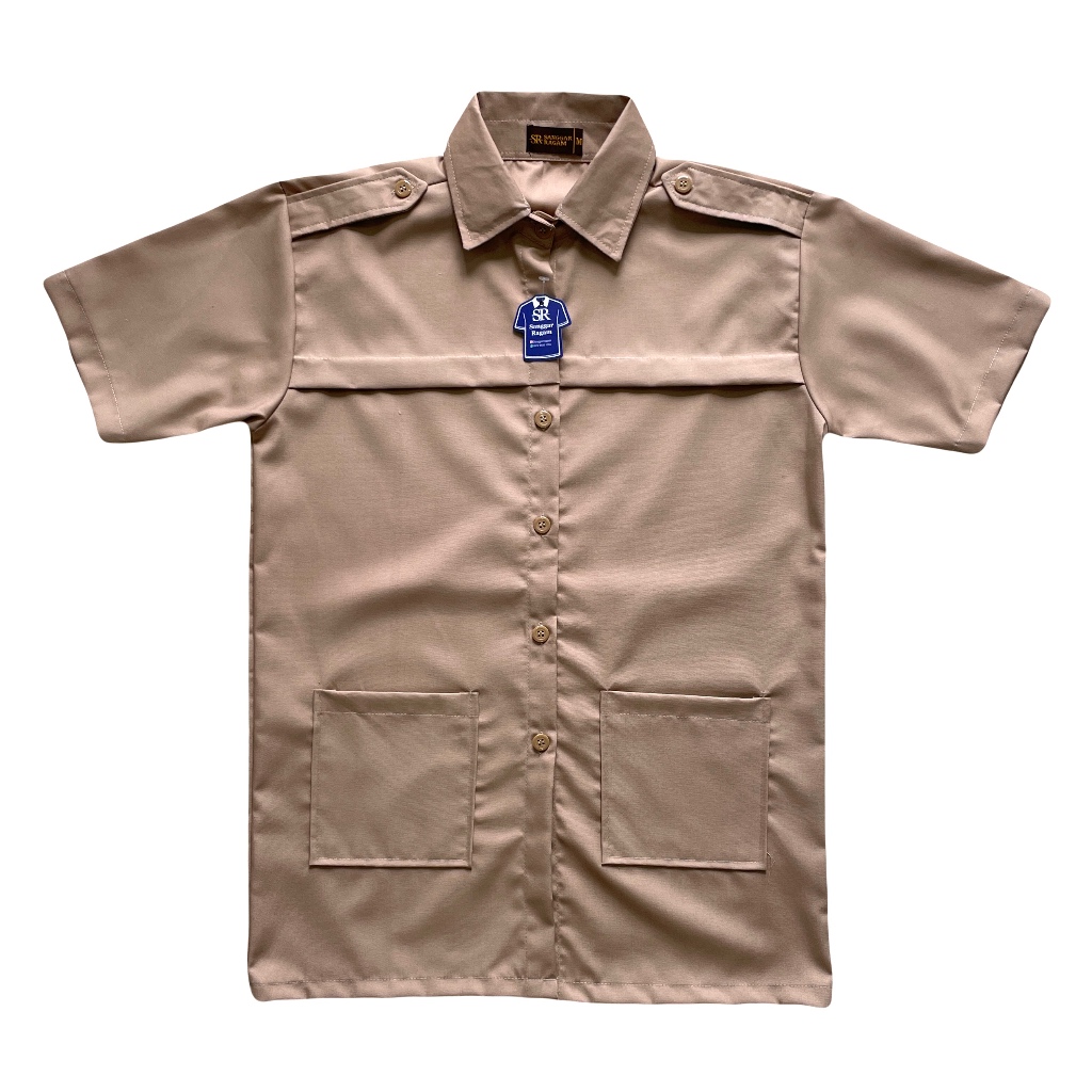 ชุดนักเรียน KEMEJA Sungak - เสื้อลูกเสือ Rapilo แขนสั้นสําหรับเด็กผู้หญิงระดับประถมศึกษาและมัธยมศึกษาตอนต้น