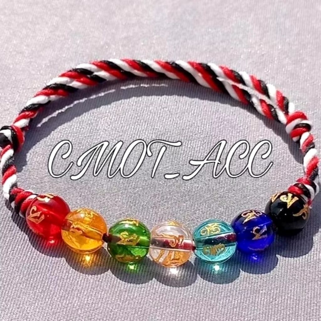 ,,, TRIDATU BRACELET 7 CRYSTAL AURA FORTUNE LUCKY