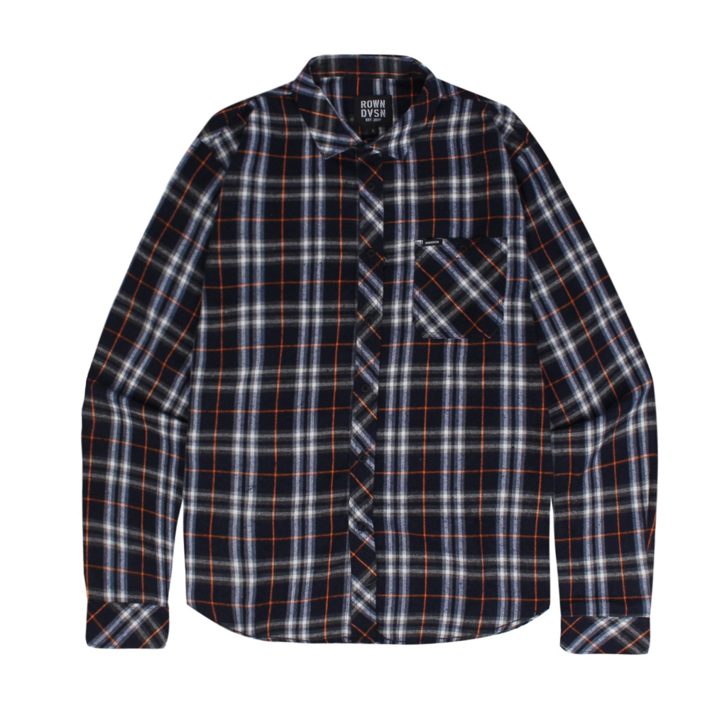 KEMEJA Rown Division Flannel Shirt - Rowndvsn Flannel Shirt 145,900