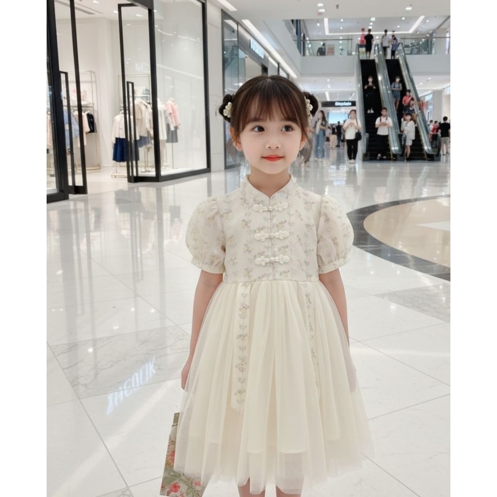 TZ06 FLOWER DRESS SIZE 100,110,180