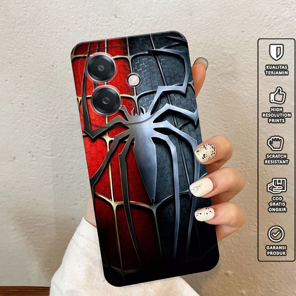 Premium Softcase สําหรับ Oppo A5i [ BR - SPDRMN ] - ซิลิโคนโทรศัพท์ - เคสสําหรับ Oppo A5i - โทรศัพท์