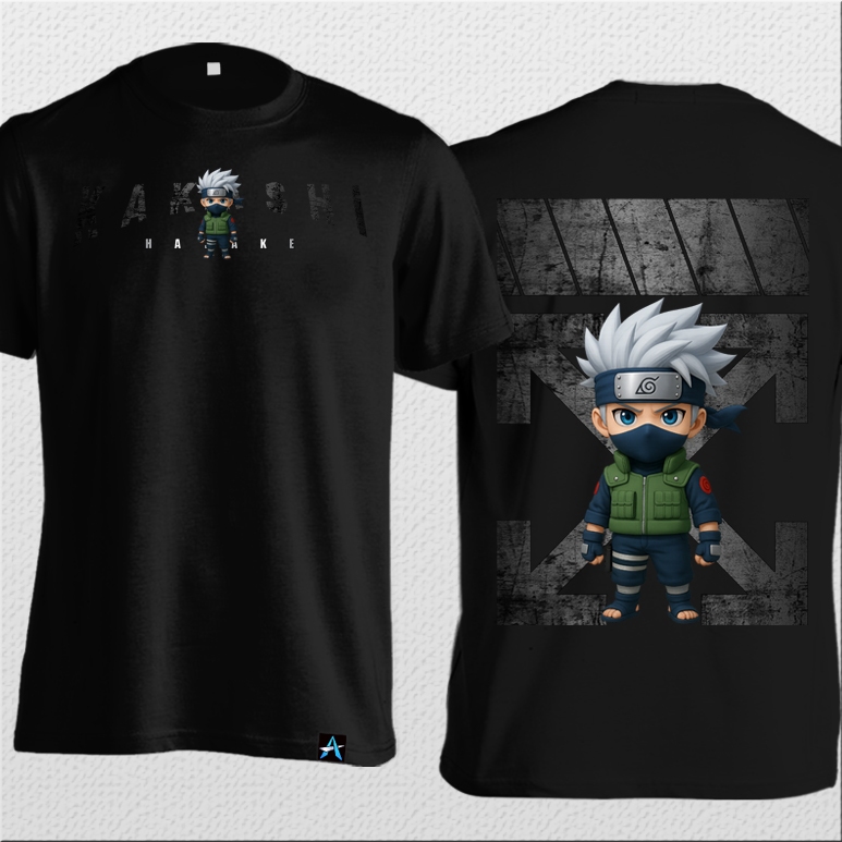 เสื้อยืด Kakashi Chibi ANM-219 Anime Naruto Adult Cotton Combed 24s